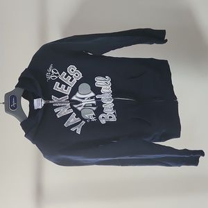 NY Yankees youth size 14 hooded zipper sweater